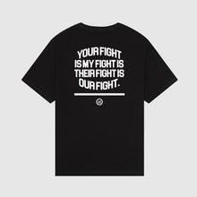 Load image into Gallery viewer, "OUR FIGHT" - Unisex Heavyweight Boxy (Dark)
