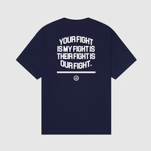 Load image into Gallery viewer, "OUR FIGHT" - Unisex Heavyweight Boxy (Dark)