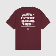 Load image into Gallery viewer, "OUR FIGHT" - Unisex Heavyweight Boxy (Dark)
