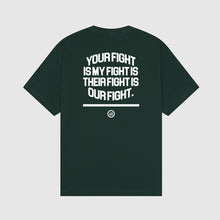 Load image into Gallery viewer, "OUR FIGHT" - Unisex Heavyweight Boxy (Dark)