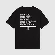 Load image into Gallery viewer, "BLACKETY BLACK" - Unisex Heavyweight Boxy (Dark)