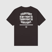 Load image into Gallery viewer, "OUR FIGHT" - Unisex Heavyweight Boxy (Dark)