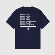 Load image into Gallery viewer, "BLACKETY BLACK" - Unisex Heavyweight Boxy (Dark)