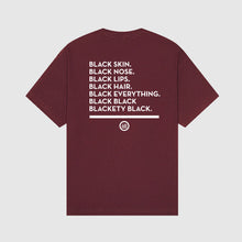 Load image into Gallery viewer, "BLACKETY BLACK" - Unisex Heavyweight Boxy (Dark)