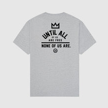 Load image into Gallery viewer, "NONE OF US" - Unisex Heavyweight Boxy (Light)