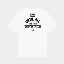 Load image into Gallery viewer, "NONE OF US" - Unisex Heavyweight Boxy (Light)