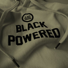 Load image into Gallery viewer, Energy I Be On AKA Black Powered - Premium Cross-Grain Hoodie (Olive)