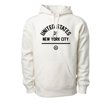 Load image into Gallery viewer, USNYC (United States of New York City) - Premium Cross-Grain Hoodie (Bone)