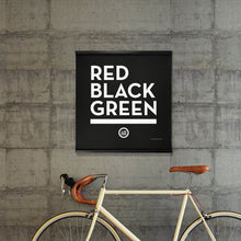 Load image into Gallery viewer, "Flaggin'" Hanging Canvas Print - Black