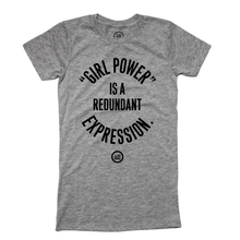 Load image into Gallery viewer, "GRL PWR" - Slim Fit T Deep Heather