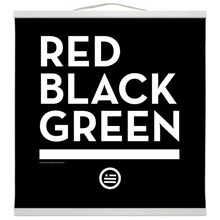 Load image into Gallery viewer, "Flaggin'" Hanging Canvas Print - Black