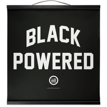 Load image into Gallery viewer, "Energy I Be On aka Black Powered" Hanging Canvas Print - Black