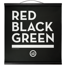 Load image into Gallery viewer, "Flaggin'" Hanging Canvas Print - Black