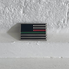Load image into Gallery viewer, "A Thin Red, Black and Green Line" - Lapel Pin