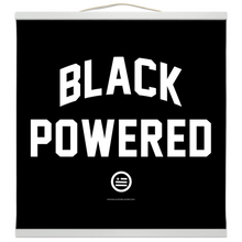 Load image into Gallery viewer, "Energy I Be On aka Black Powered" Hanging Canvas Print - Black