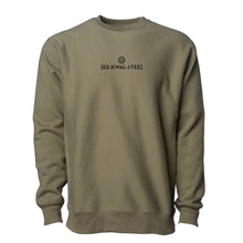 Load image into Gallery viewer, Sound it Out v1 (Equality)- Premium Cross-Grain Crewneck (Olive)
