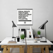 Load image into Gallery viewer, &quot;Not Pie&quot; Hanging Canvas Print - Bright
