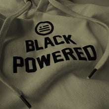 Load image into Gallery viewer, Energy I Be On AKA Black Powered - Premium Cross-Grain Hoodie (Olive)
