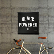 Load image into Gallery viewer, &quot;Energy I Be On aka Black Powered&quot; Hanging Canvas Print - Black
