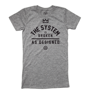 "As Designed" - Slim Fit T Deep Heather