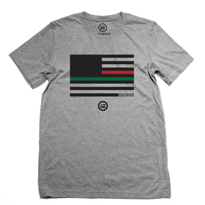 "'A Thin Red, Black and Green Line" - Unisex Fit