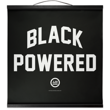 Load image into Gallery viewer, &quot;Energy I Be On aka Black Powered&quot; Hanging Canvas Print - Black
