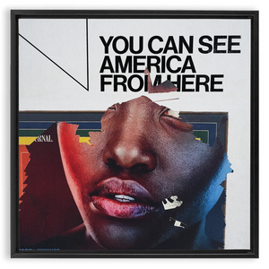 "See America" - Framed Traditional Stretched Canvas