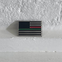 Load image into Gallery viewer, &quot;A Thin Red, Black and Green Line&quot; - Lapel Pin
