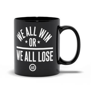 "We All Win" Mug Black