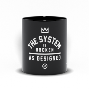 "As Designed" Mug Black