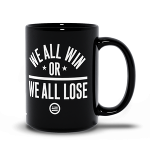 "We All Win" Mug Black
