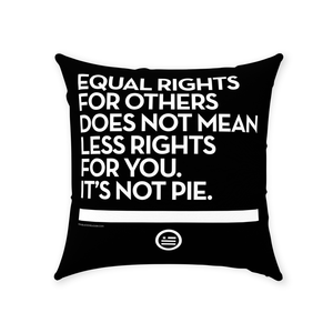 "Not Pie" Throw Pillows