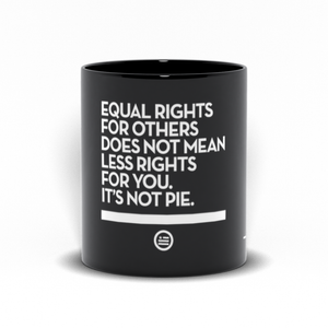 "Not Pie®" Mug Black